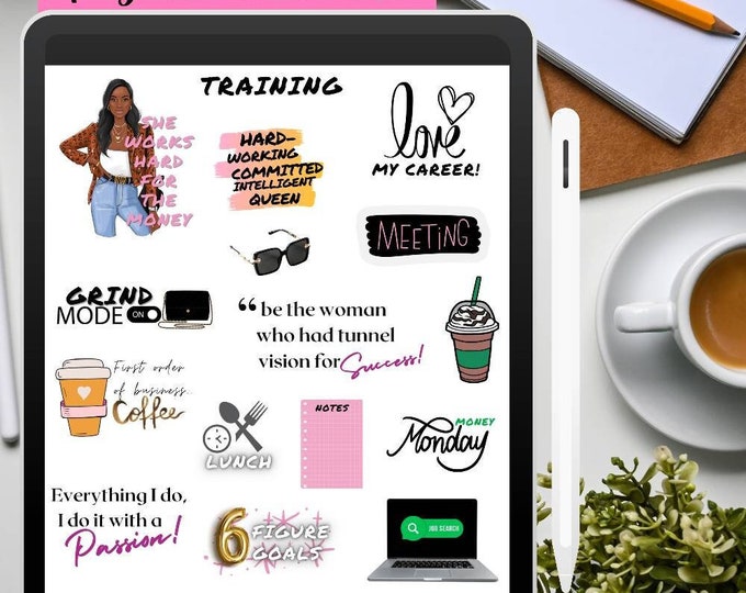 Work stickers, digital work planner stickers, business planner stickers, Goodnotes Stickers, Digital planner stickers, Notability stickers