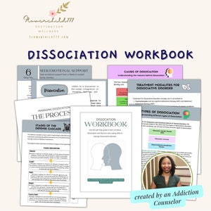 Dissociation Workbook: CBT Trauma Processing (Digital Download)