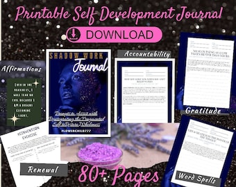 Shadow Work Journal, Self Development Journal, Affirmation Journal, Self Reflection Journal, Accountability Journal