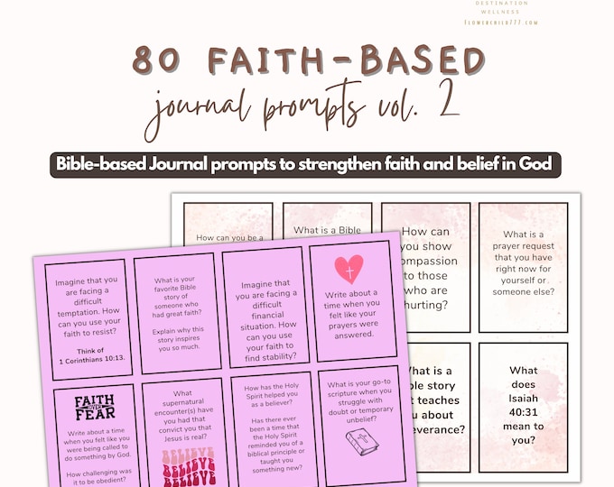 Christian journal prompts, prayer journal, digital faith journal prompts, bible journaling, Christian planner, faith digital journal