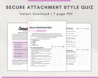 Quiz om anknytningsstil, bedömning av anknytningsstil pdf