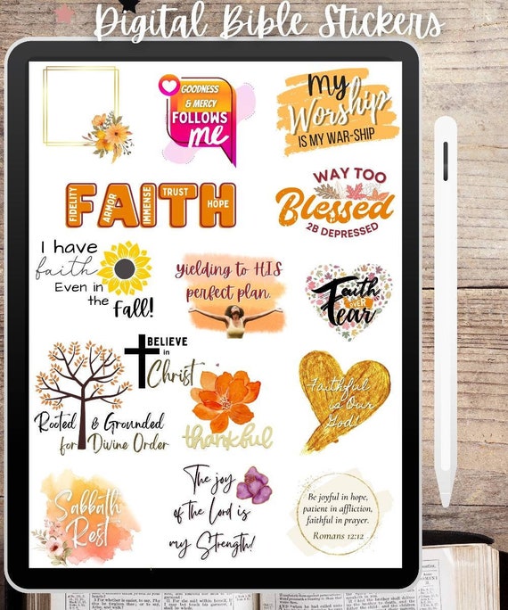 Holy Night Faith Sticker Sheets, Christian Planner Stickers