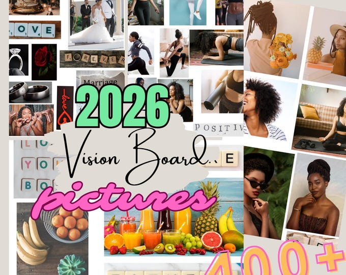 Vision board printable black women, vision board pictures to print, Black woman Vision board images to print, Christian vision board