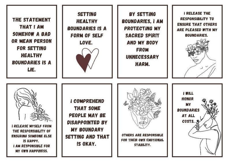 Boundaries affirmations