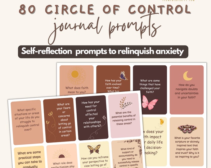 Circle of control for adults pdf journal prompts for mental health, Releasing control, what I can control circle of control for adults