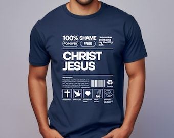 Identity in Christ Unisex Tee: Christian Graphic T-Shirt