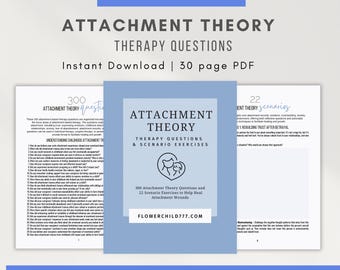 Attachment Theory Therapy Questions: CBT, DBT, Mindfulness (PDF)