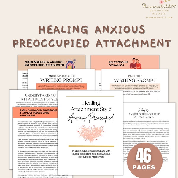 Attachment Theory Workbook Etsy