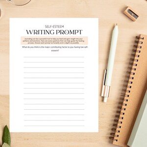 Overcoming low self esteem, best self esteem therapy, cbt psychology tools, self confidence journal, self esteem journal prompts, journal for self esteem