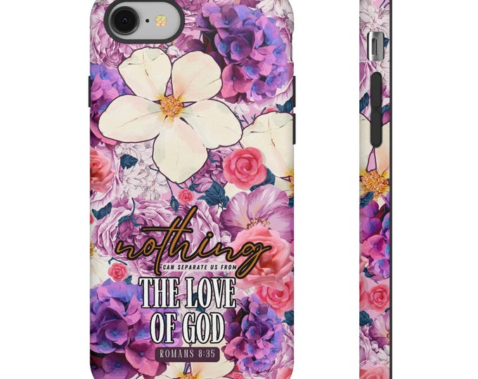 Floral Christian iPhone Case: Protective Faith Inspired Cover
