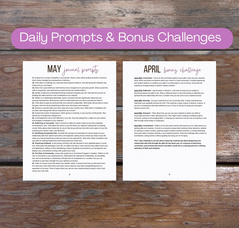 365 Journal Prompts for Self Discovery Christian Journal Prompts, Daily ...