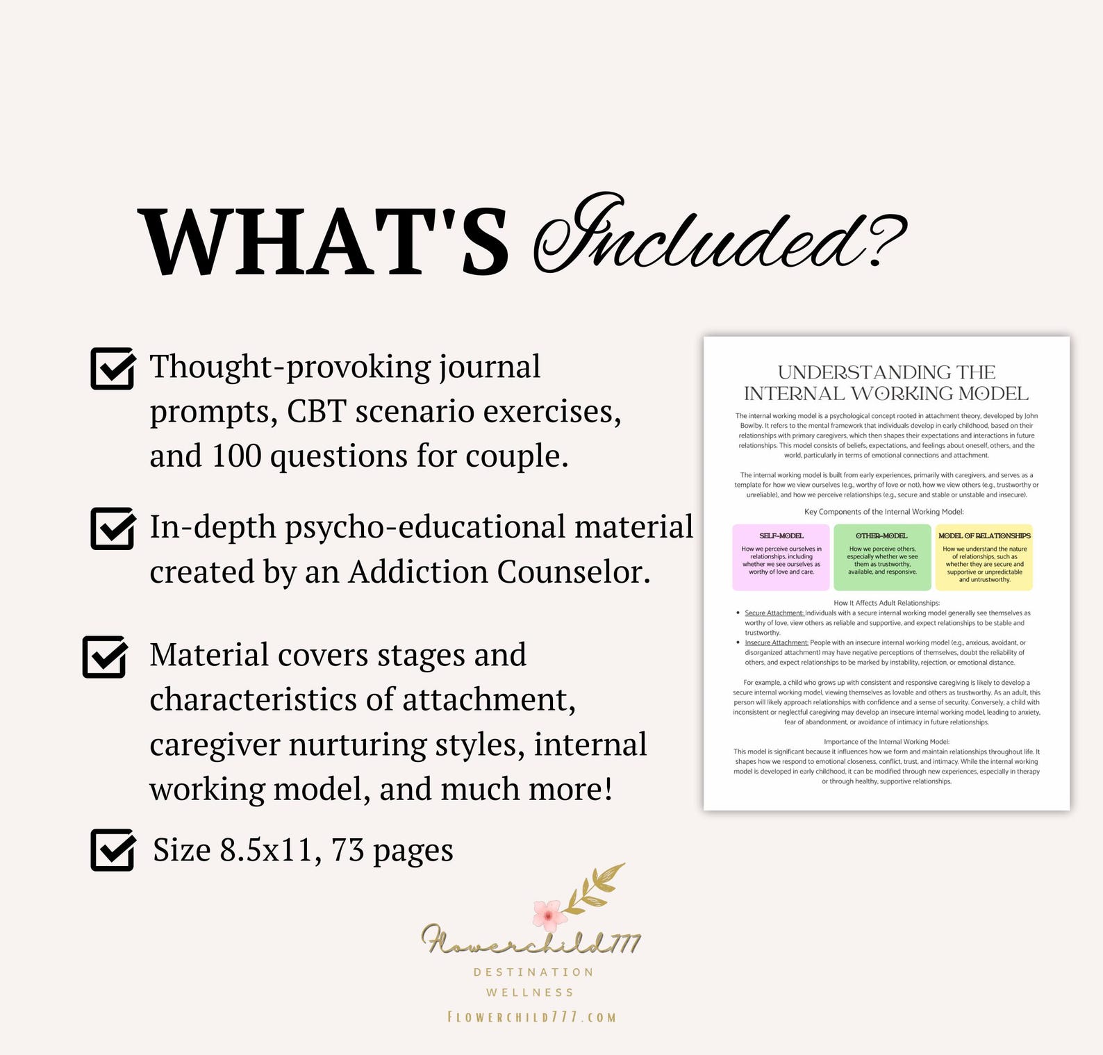 Printable Attachment Theory Worksheets, 4 Attachment Styles Pdf ...
