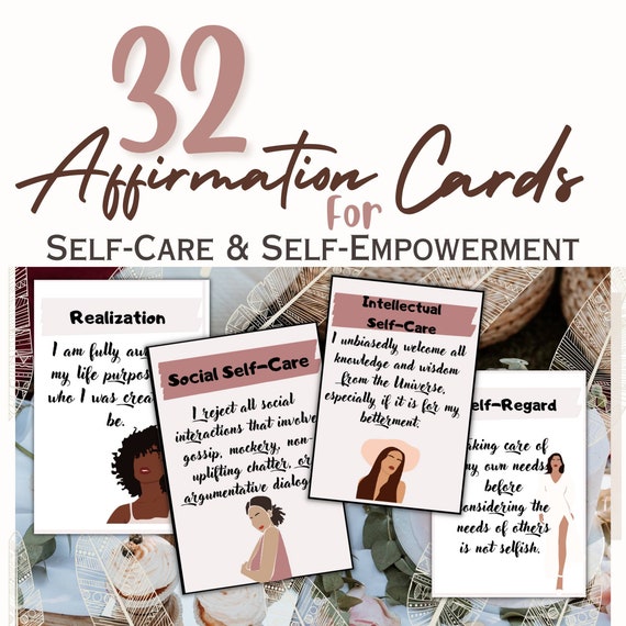 Printable affirmation cards, positive affirmation cards Self Care Printable, Boho Affirmation Cards, Affirmation Notes, Printable Motivation