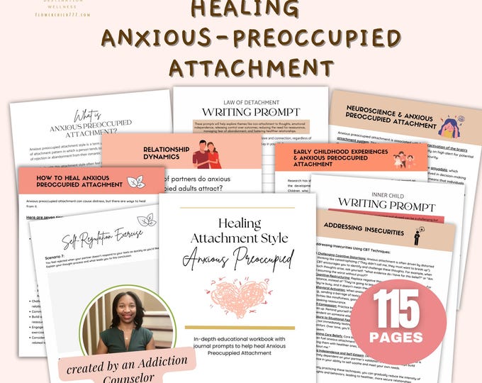 Anxious preoccupied attachment style, anxious attachment style, attachment theory workbook pdf change emotional attachment couples therapy