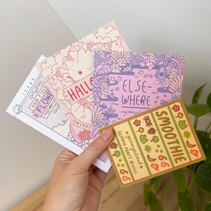 Zine Bundle –  4 Zines, Concertina Comics, Illustration, Zines, Comics, Bundle