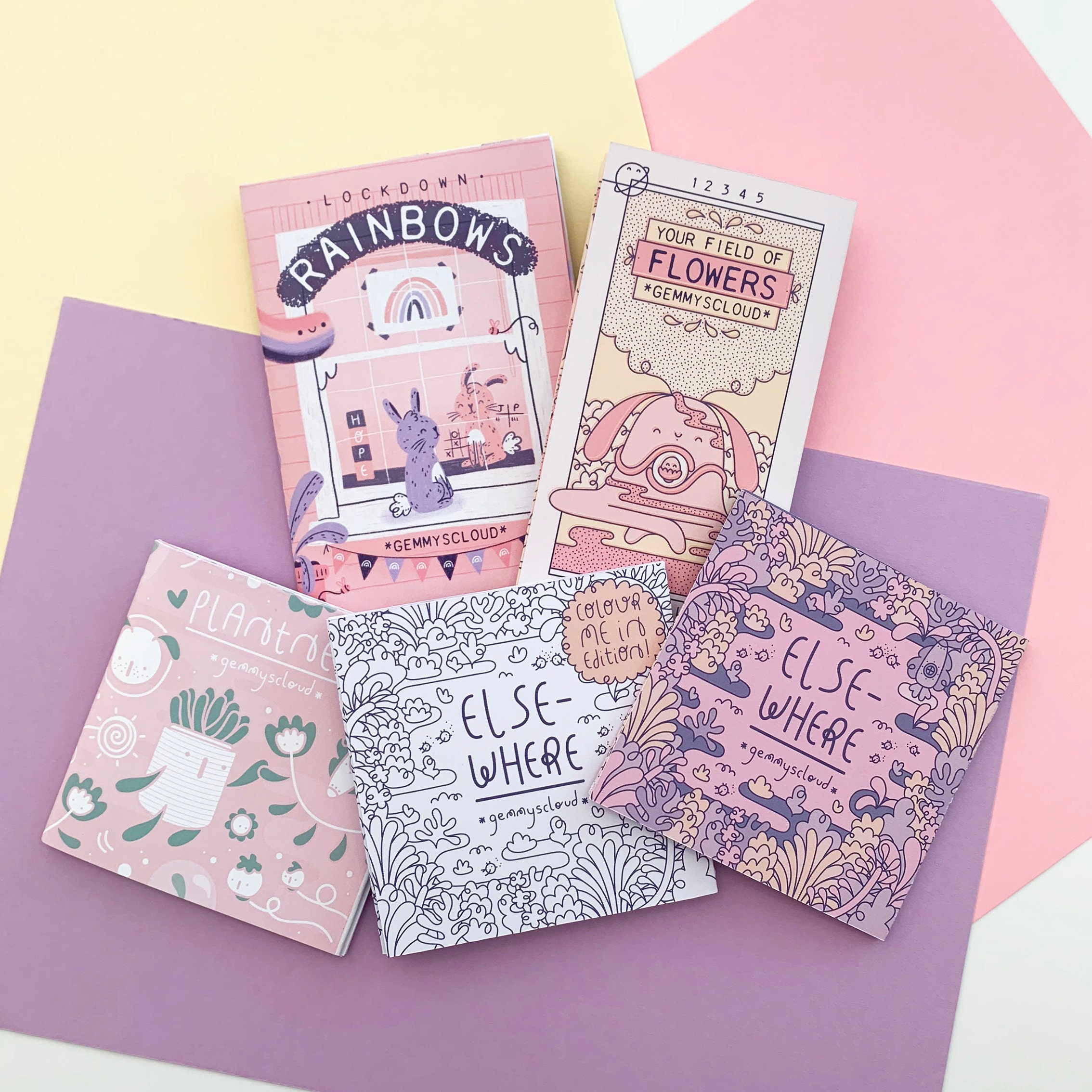 Zine Bundle Zine 5 Zines Concertina Comic Poster Zine Etsy