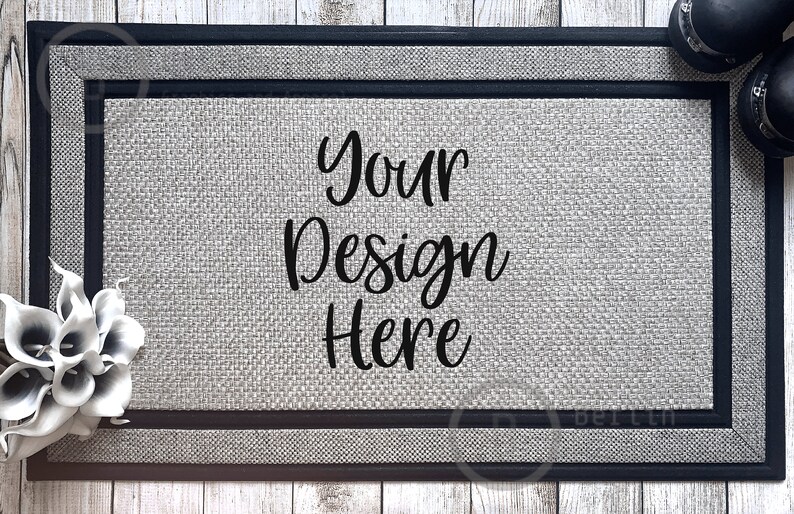 Download Two TrafficMASTER Racetrack Welcome Door Mat Mockups | Etsy