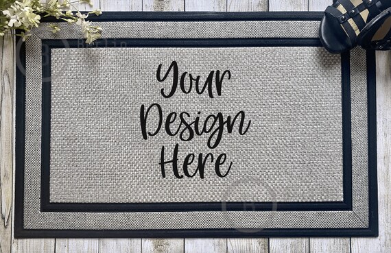 Download Mockup Two Trafficmaster Racetrack Welcome Door Mat Mockups Etsy