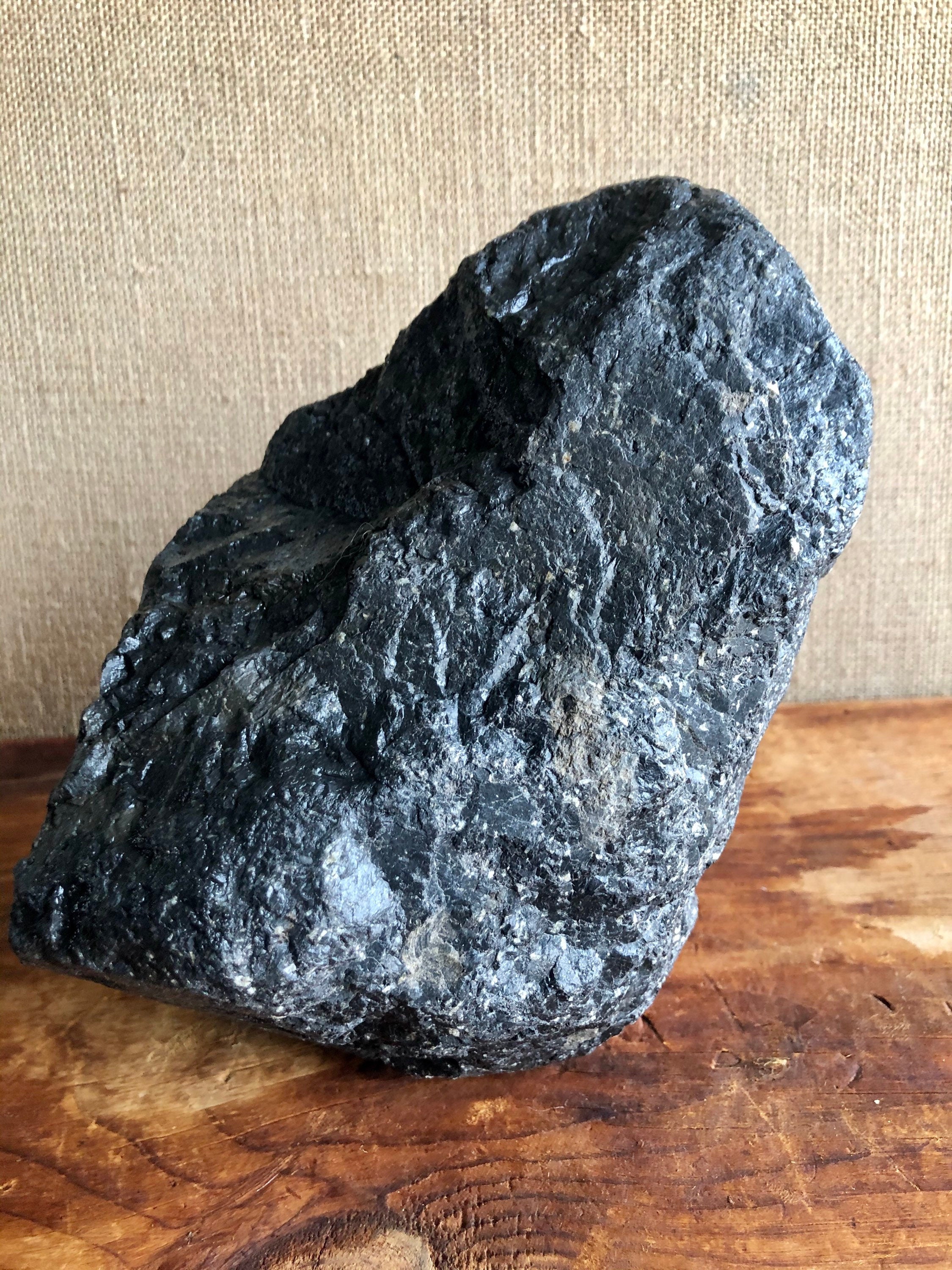 2 Extra big natural stones black and red for terrarium Etsy