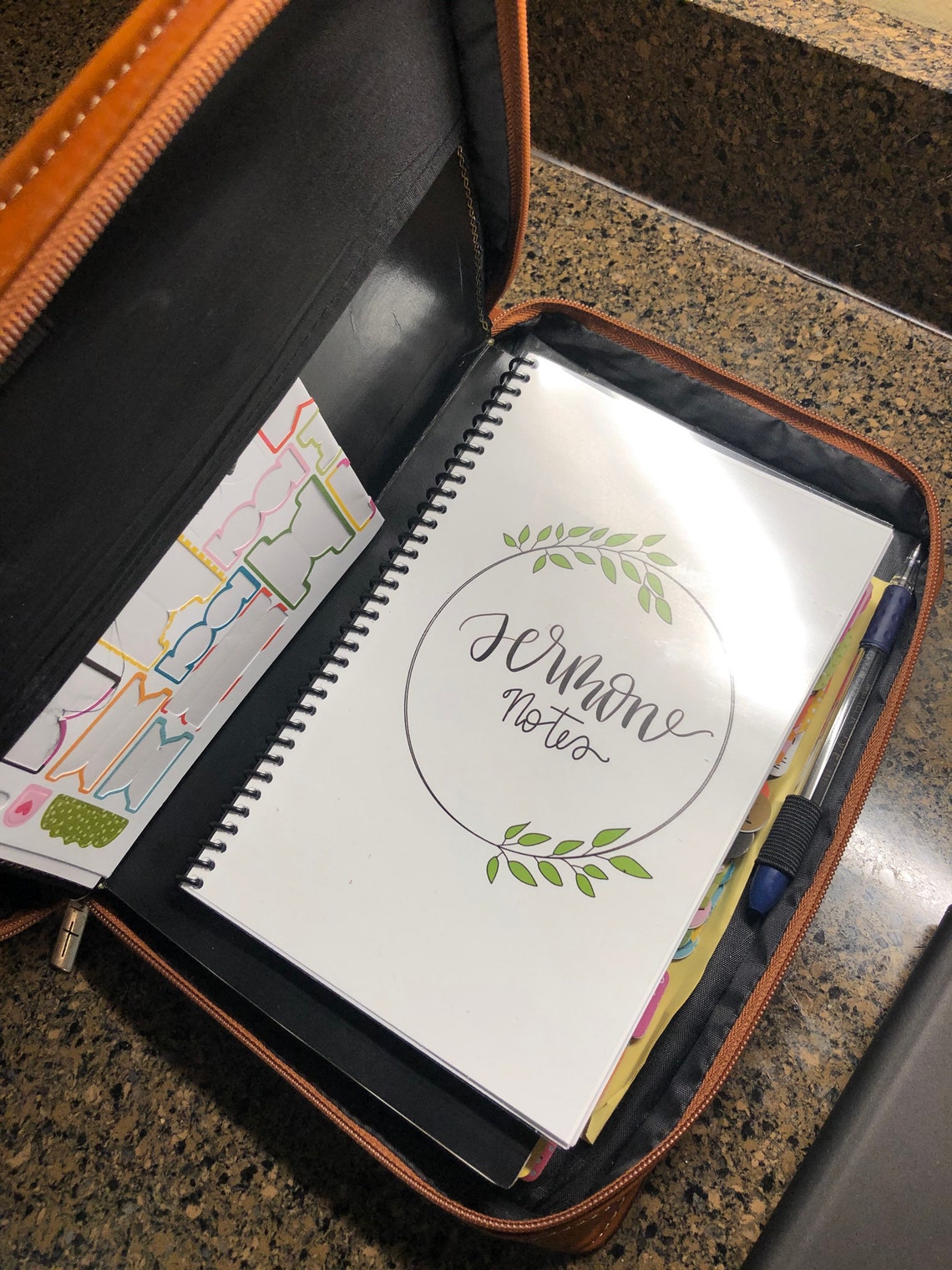 Sermon Notes Yearlong Sermon Notebook Etsy