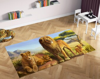 lion king rug for nursery