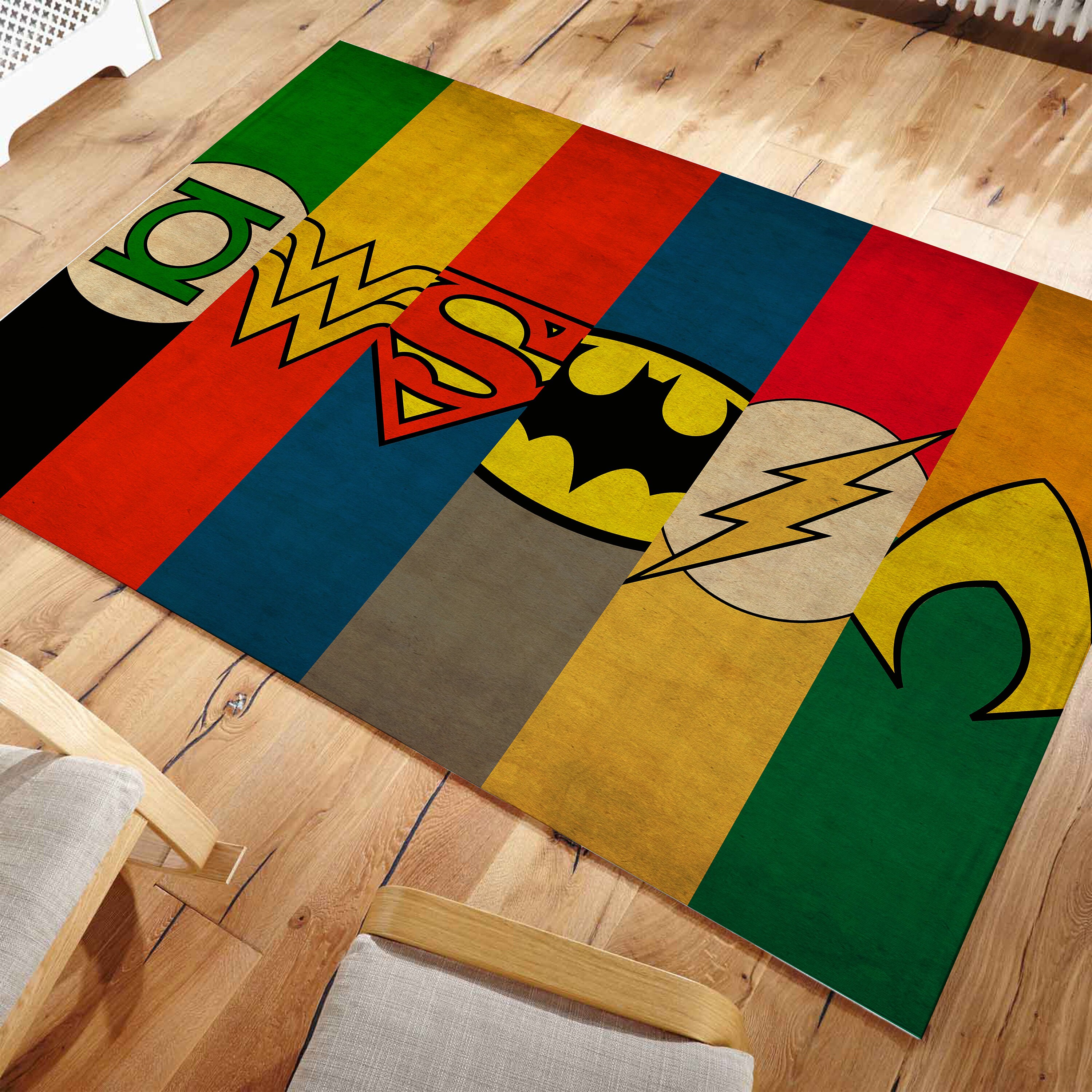 Vintage Super Hero Rug Marvel Rug Avengers Rug Marvel Etsy