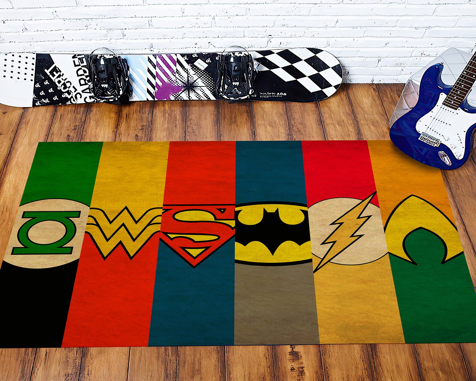 Vintage Super Hero Rug Marvel Rug Avengers Rug Marvel Etsy
