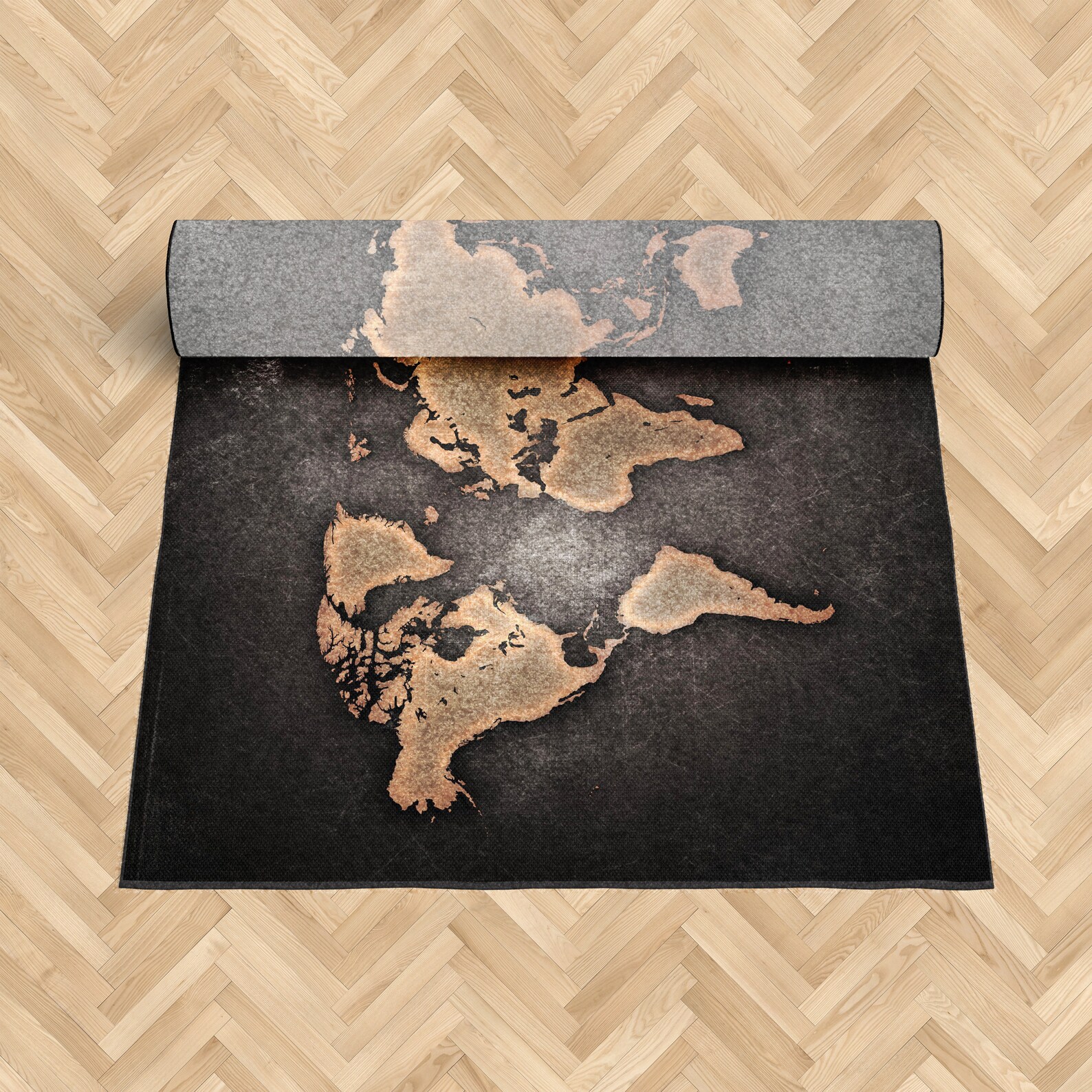 World Map Area Rugs Living Room Carpet Bedroom Rug for Etsy