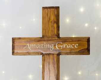 Laser Engraved Cross