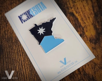 Minnesota State Flag Pin