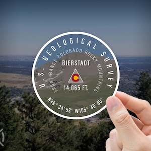Mt Bierstadt Sticker - 14er CO