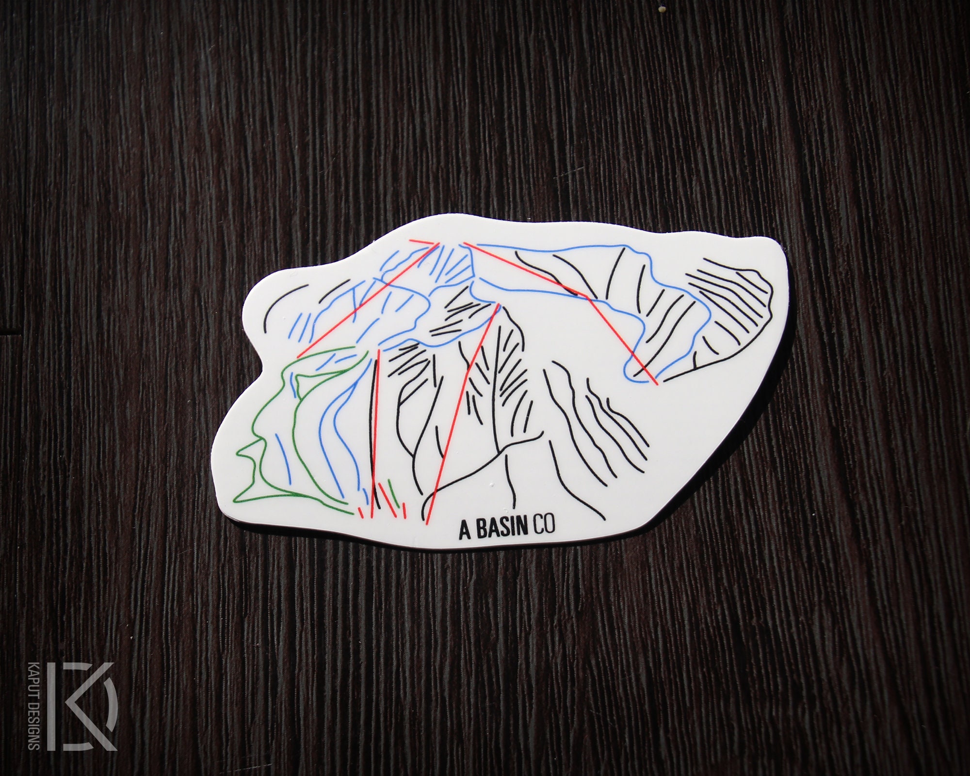 Trail Map Sticker Arapahoe Basin Trail Map Sticker - Etsy