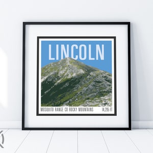 Mt Lincoln Print - CO 14er