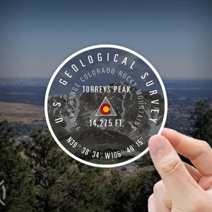 Torreys Peak Sticker - CO 14er