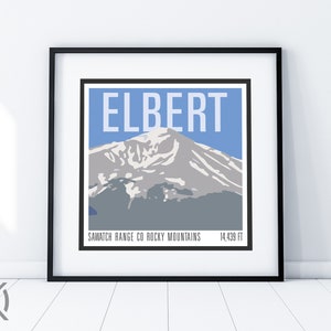 Mt Elbert Print - CO 14er