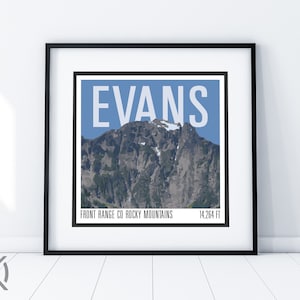Mt Evans Print - CO 14er