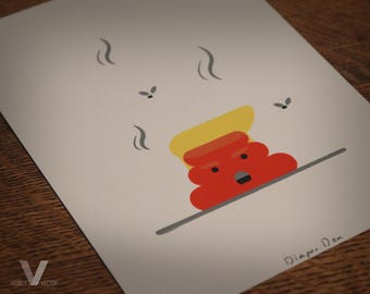 Diaper Don - Trump Poop Print