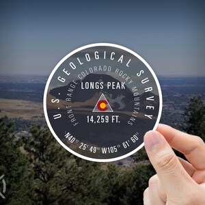 Longs Peak Sticker - 14er CO