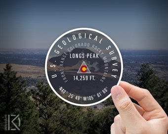 Longs Peak Sticker - 14er CO