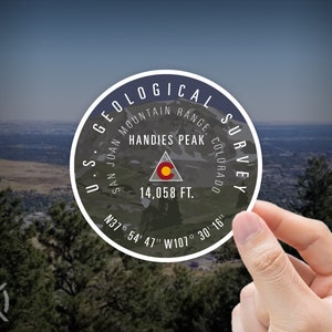 Handies Peak Sticker - 14er CO