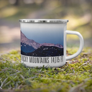 Pikes Peak - Enamel Mug - Colorado 14er