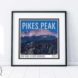 Pikes Peak Print - CO 14er