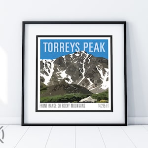 Torreys Peak Print - CO 14er