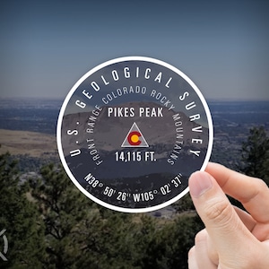 Pikes Peak Sticker - CO 14er
