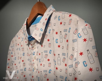 Chicago Handshake Polo Shirt - Men's Slim Fit Polo