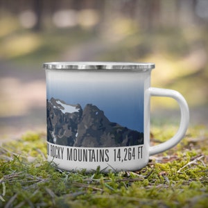 Mount Evans - Enamel Mug - Colorado 14ers