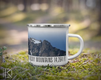 Mount Evans - Enamel Mug - Colorado 14ers