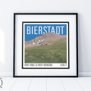 Mt Bierstadt Print - CO 14er