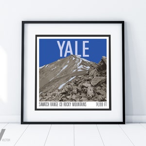 Mt Yale Print - CO 14er