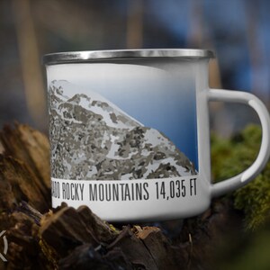 Mount Sherman - Enamel Mug - Colorado 14er
